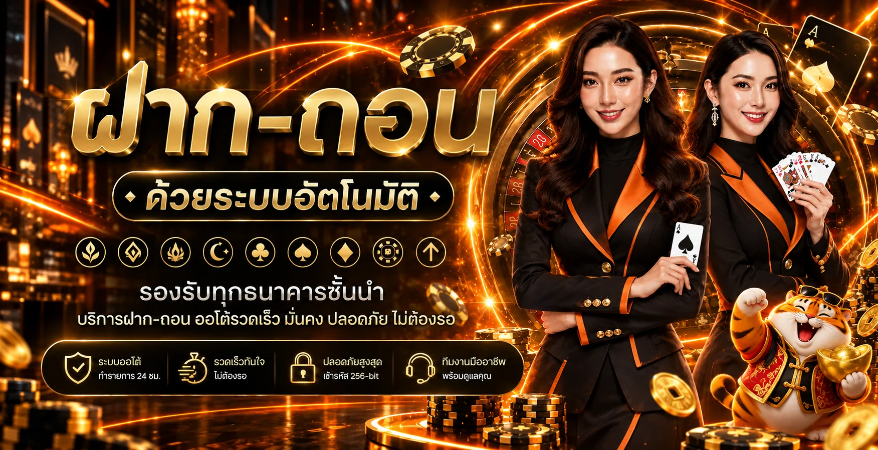 ระบบฝากถอนอัตโนมัติสำหรับสมาชิก HUGE777