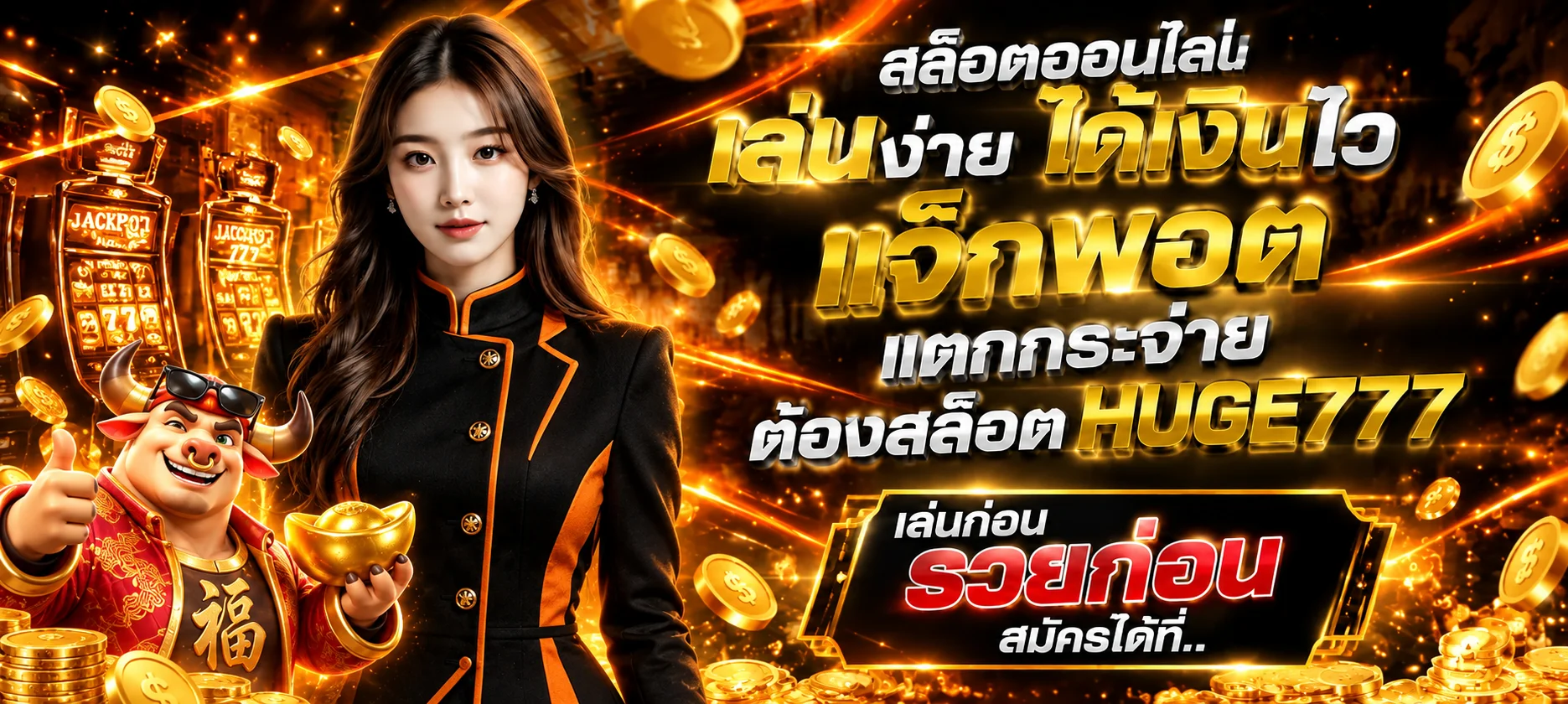 HUGE777 | คาสิโนออนไลน์และเกมสล็อตบนมือถือ